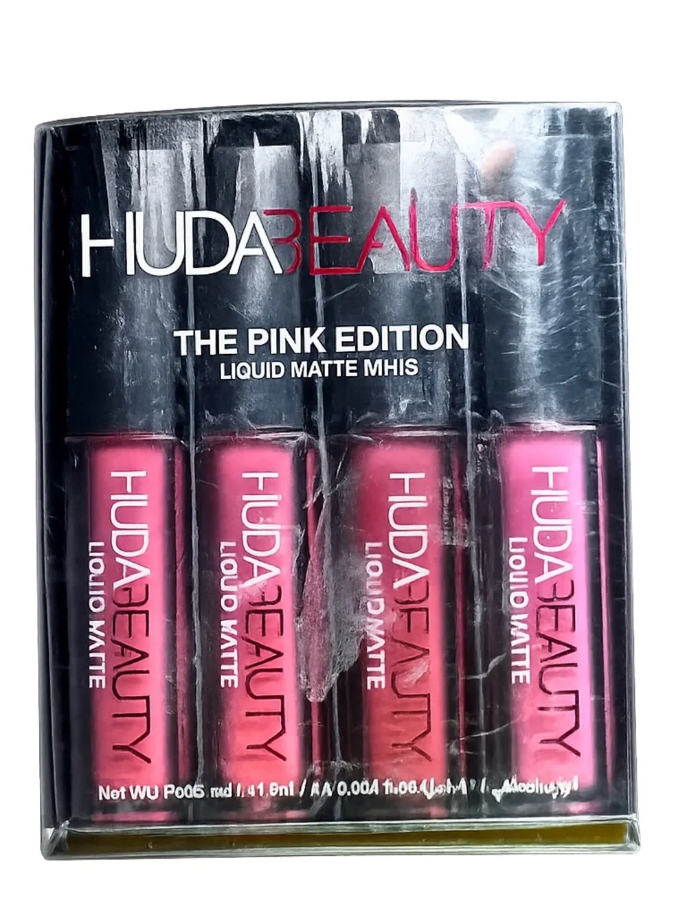 HUDA BEAUTY The Pink Edition Liquid Matte Minis – Rose Pink Quartet